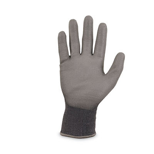 ergodyne ProFlex 7044 ANSI A4 PU Coated CR Gloves, EN388: 4X42D, 9" Long, Medium, Gray, 12 Pairs (10483)