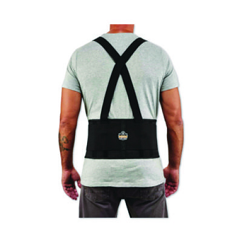 ergodyne ProFlex 1650 Economy Elastic Back Support Brace, 3X-Large, 46" to 52" Waist, Black (11097)