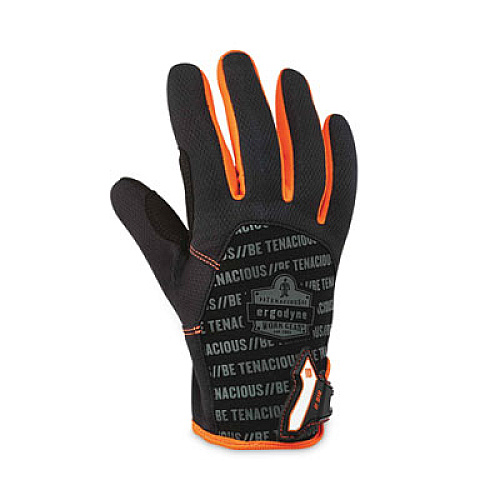 ergodyne ProFlex 812 Standard Mechanics Gloves, 9" Long, XX-Large, Black, Pair (17176)