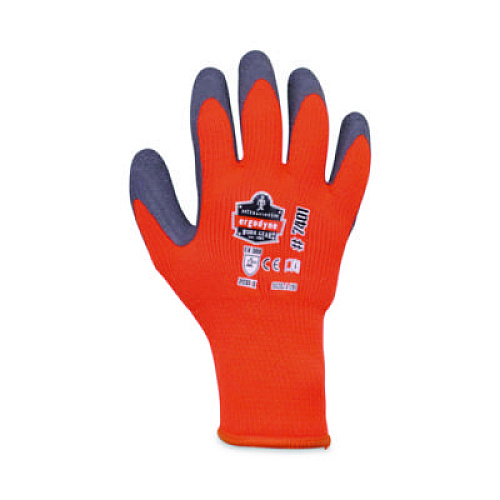 ergodyne ProFlex 7401-CASE Coated Lightweight Winter Gloves, EN388: 2131X, 9" Long, Medium, Orange, Pair (17623)
