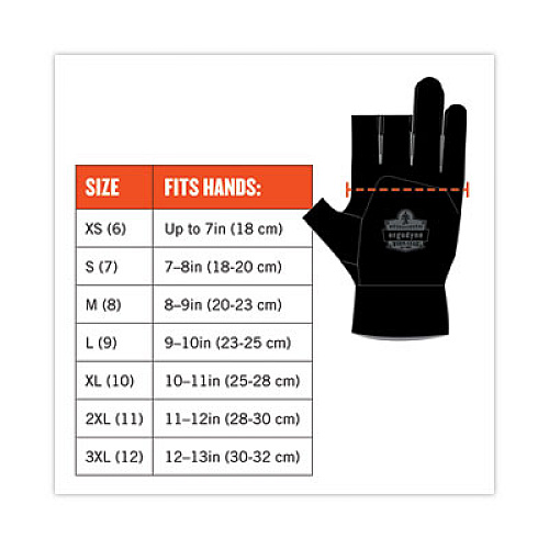 ergodyne ProFlex 720 Heavy-Duty Framing Gloves, 9" Long, XX-Large, Gray, Pair (17116)