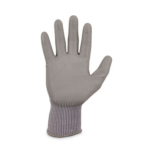 ergodyne ProFlex 7024 ANSI A2 PU Coated CR Gloves, EN388: 4X42B, 7" Long, Small, Gray, Pair (10402)
