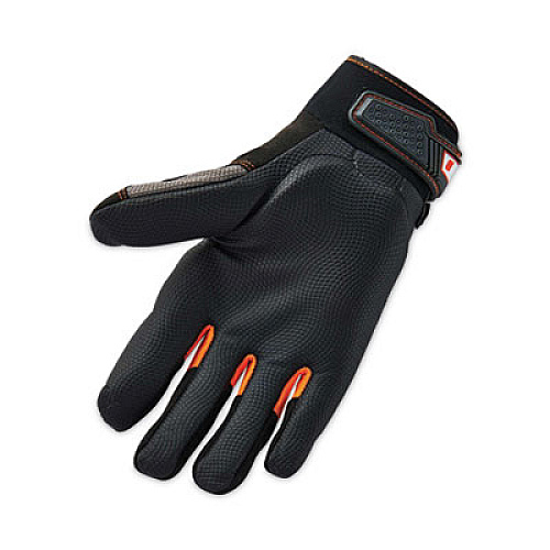 ergodyne ProFlex 9002 Certified Full-Finger Anti-Vibration Gloves, EN388: 2121X, Large, Black, Pair (17704)
