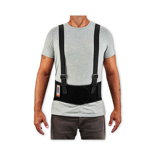 ergodyne ProFlex 1600 Standard Elastic Back Support Brace, Large, 34" to 38" Waist, Black (11104)