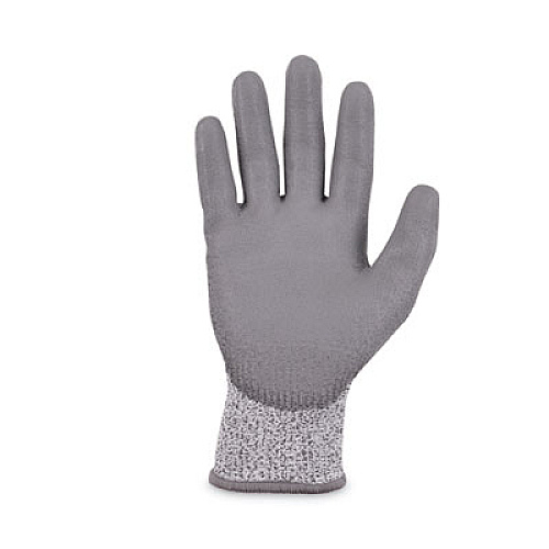 ergodyne ProFlex 7030 ANSI A3 PU Coated CR Gloves, EN388: 4X42C, 9" Long, Large, Gray, 12 Pairs (10454)