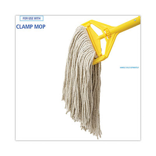 Boardwalk Premium Cut-End Wet Mop Heads, Cotton, 16 oz, White, 12/Carton (216CCT)