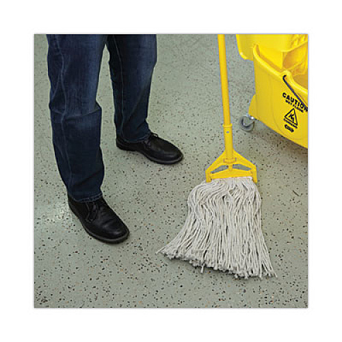 Boardwalk Premium Cut-End Wet Mop Heads, Cotton, 20 oz, White, 12/Carton (220CCT)