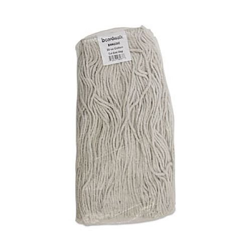 Boardwalk Premium Cut-End Wet Mop Heads, Cotton, 20 oz, White, 12/Carton (220CCT)