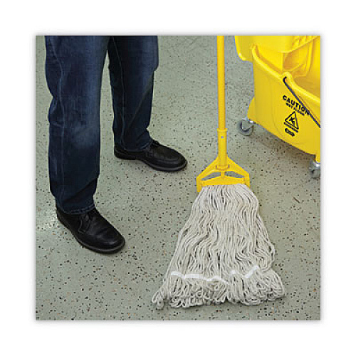 Boardwalk Pro Loop Web/Tailband Wet Mop Head, Cotton, 24 oz, White, 12/Carton (424CCT)