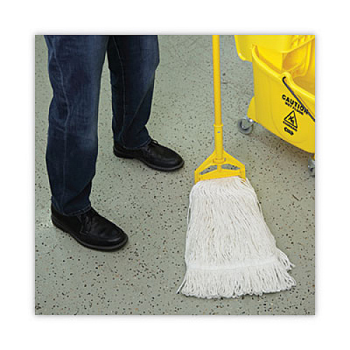 Boardwalk Pro Loop Web/Tailband Wet Mop Head, Rayon, 24 oz, White (424REA)