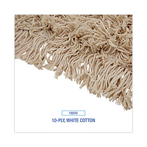 Boardwalk Industrial Dust Mop Head, Hygrade Cotton, 60 x 5, White (1360)
