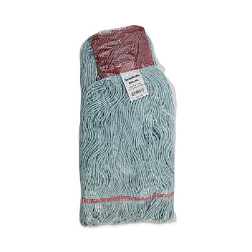 Boardwalk EchoMop with Looped-End Wet Head, Cotton/Rayon/Synthetic, Large, Blue, 12/Carton (1400LCT)