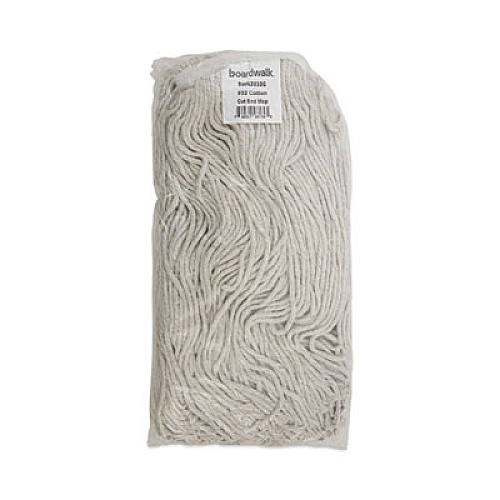 Boardwalk Cut-End Wet Mop Head, Cotton, #32, White, 12/Carton (2032CCT)