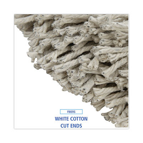 Boardwalk Cut-End Wet Mop Head, Cotton, #32, White (2032CEA)