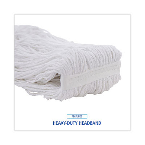 Boardwalk Cut-End Wet Mop Head, Rayon, #32, White (2032R)