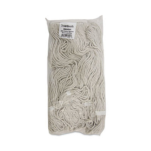 Boardwalk Pro Loop Web/Tailband Wet Mop Head, Cotton, 12/Carton (4024CCT)