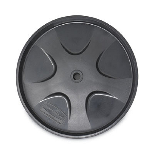 Rubbermaid Commercial Wheel and Axle Kit for Janitorial Cleaning Cart, 8" Wheel, Black/Gray/Silver, 2/Set (9T73L9GRA)