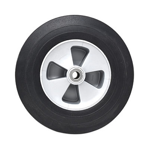 Rubbermaid Commercial Tilt Truck Wheels, 500 lb Weight Capacity, 12" Wheel, Black (1013L1)