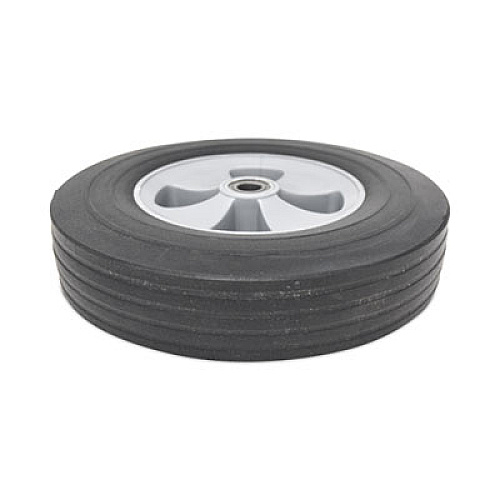 Rubbermaid Commercial Tilt Truck Wheels, 500 lb Weight Capacity, 12" Wheel, Black (1013L1)