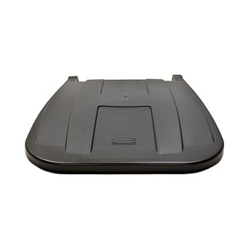 Rubbermaid Commercial 50 Gallon Rollout Container Replacement Lid, 24 x 28.5 x 2.5, Black (FG9W27L2BLA)