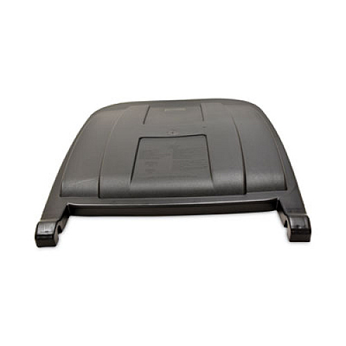 Rubbermaid Commercial 50 Gallon Rollout Container Replacement Lid, 24 x 28.5 x 2.5, Black (FG9W27L2BLA)
