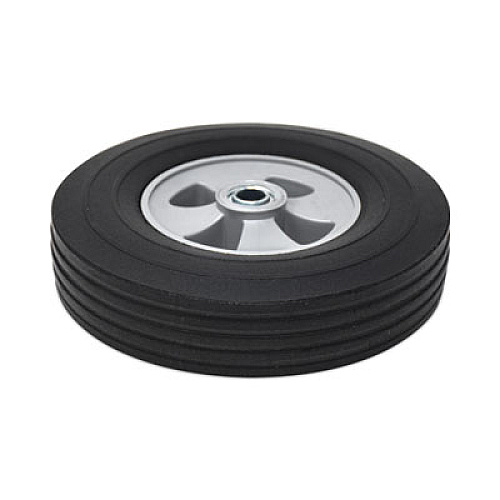 Rubbermaid Commercial Tilt Truck Wheels, 340 lb Weight Capacity (170 lb Per Wheel), 10" Wheel, Black, 2/Set (FG1004L30000)