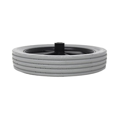 Rubbermaid Commercial Tilt Truck Wheels, 300 lb Weight Capacity, 12" Wheel, Gray (FG1011L10000)