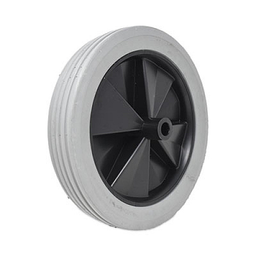 Rubbermaid Commercial Tilt Truck Wheels, 300 lb Weight Capacity, 12" Wheel, Gray (FG1011L10000)