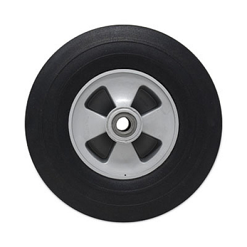 Rubbermaid Commercial Tilt Truck Wheels, 650 lb Weight Capacity, 10" Wheel, Black (FG1305L30000)
