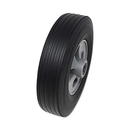 Rubbermaid Commercial Tilt Truck Wheels, 650 lb Weight Capacity, 10" Wheel, Black (FG1305L30000)