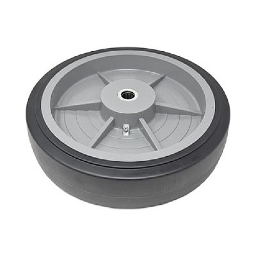 Rubbermaid Commercial Tilt Truck Wheels, 850 lb Weight Capacity, 12" Wheel, Black (FG1316L30000)