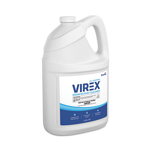 Diversey Virex All-Purpose Disinfectant Cleaner, Lemon Scent, 1 gal Container, 2/Carton (CBD540557)