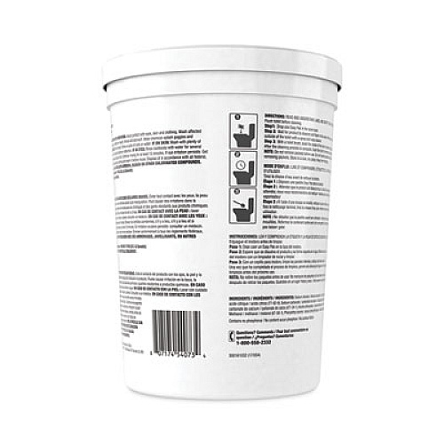 Diversey Crew Easy Paks Toilet Bowl Cleaner, Fresh Floral Scent, 0.5 oz Packet, 90 Packets/Tub, 2 Tubs/Carton (CBD540731)
