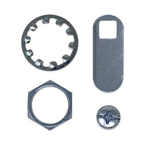 Rubbermaid Commercial Replacement Lock and Keys for Cleaning Carts, Silver (FG9T73M20000)