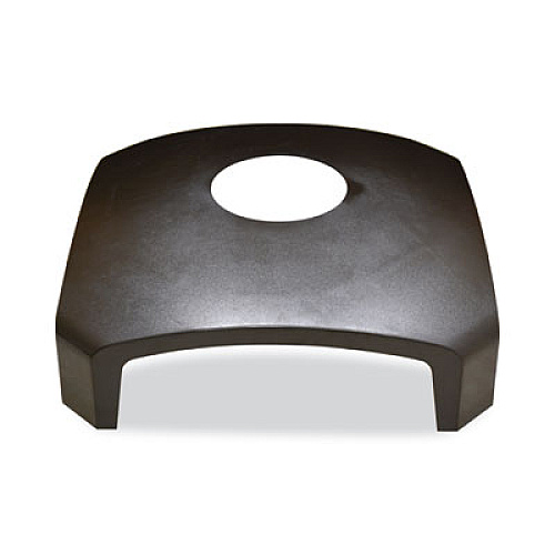 Rubbermaid Commercial Landmark Series Replacement Part, Hood Top with Hole, 26w x 26d x 10.25h, Sable (FG3975M2SBLE)
