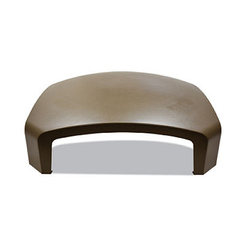 Rubbermaid Commercial Landmark Series Replacement Part, Hood Top, 26w x 26d x 11.25h, Driftwood (3975L1DRI)