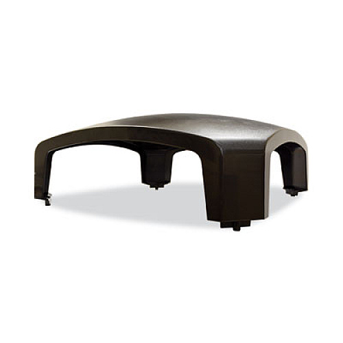 Rubbermaid Commercial Landmark Series Replacement Part, Hood Top with Hole, 26w x 26d x 10.25h, Sable (FG3975M2SBLE)
