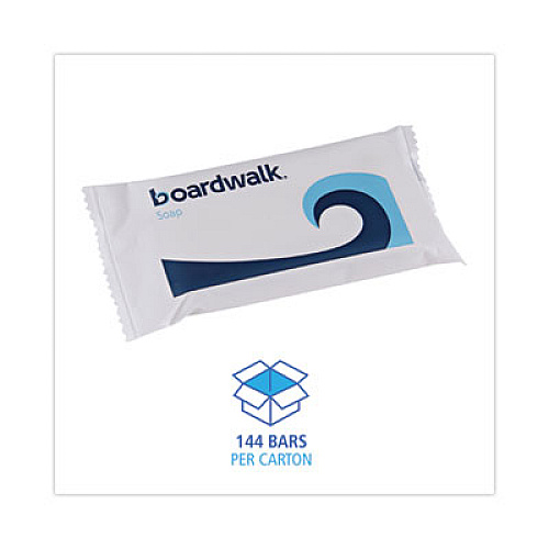 Boardwalk Face and Body Amenity Soap, Paper Wrapped, Floral Scent, # 3 Bar, 144/Carton (NO3SOAP)