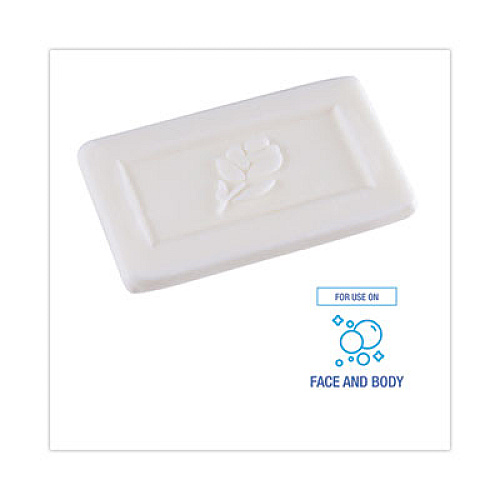 Boardwalk Face and Body Amenity Soap, Flow Wrapped, Floral Scent, # 1/2 Bar, 1,000/Carton (NO12SOAP)
