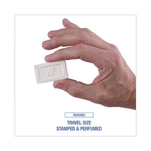 Boardwalk Face and Body Amenity Soap, Flow Wrapped, Floral Scent, # 1/2 Bar, 1,000/Carton (NO12SOAP)