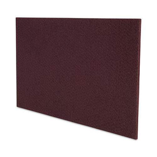 Boardwalk Deep Scrub Pads, 28 x 14, Maroon, 10/Carton (SPP1428)