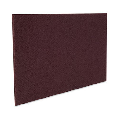 Boardwalk Deep Scrub Pads, 28 x 14, Maroon, 10/Carton (SPP1428)