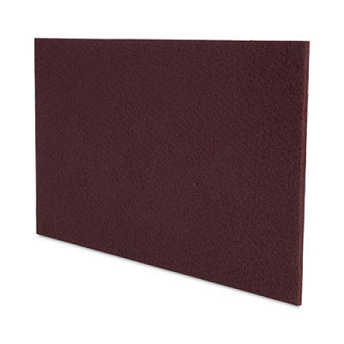 Boardwalk Deep Scrub Pads, 20 x 14, Maroon, 10/Carton (SPP1420)