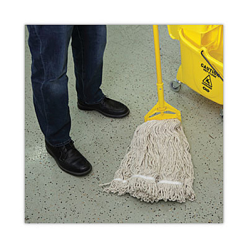Boardwalk Mop Head, Pro Loop Web/Tailband, Premium Standard Head, Cotton, 32 oz, White (432C)