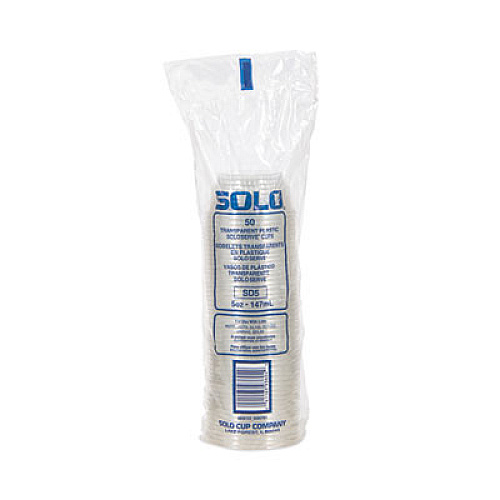 SoloServe Dome Cup Lids, Fits 5 oz to 8 oz Containers, Plastic, Clear, 50/Pack, 20 Packs/Carton (SDL58)