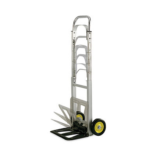 Safco HideAway Aluminum Hand Truck, 250 lb Capacity, 15.5 x 16.5 x 43.5, Aluminum (4061)