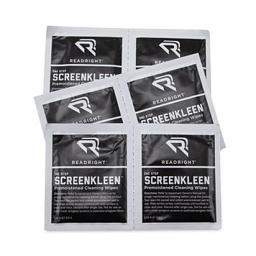 Read Right OneStep ScreenKleen Wipes, 5 x 5, Unscented, 24/Box (RR1209)