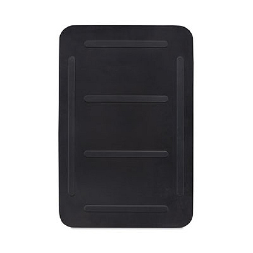 Safco Anti-Fatigue Mat, Rectangular, Black Textured Surface, 20" x 30" (2110BL)