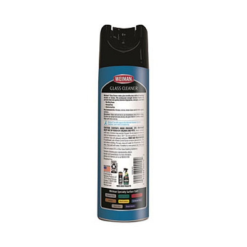 WEIMAN Foaming Glass Cleaner, 19 oz Aerosol Spray Can, 6/Carton (10CT)