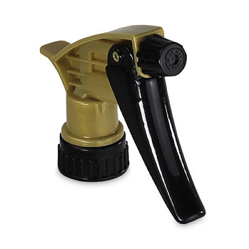 TOLCO 320ARS Acid Resistant Trigger Sprayer, 9.5" Tube, Fits 32 oz Bottle with 28/400 Neck Thread, Gold/Black, 200/Carton (110580)